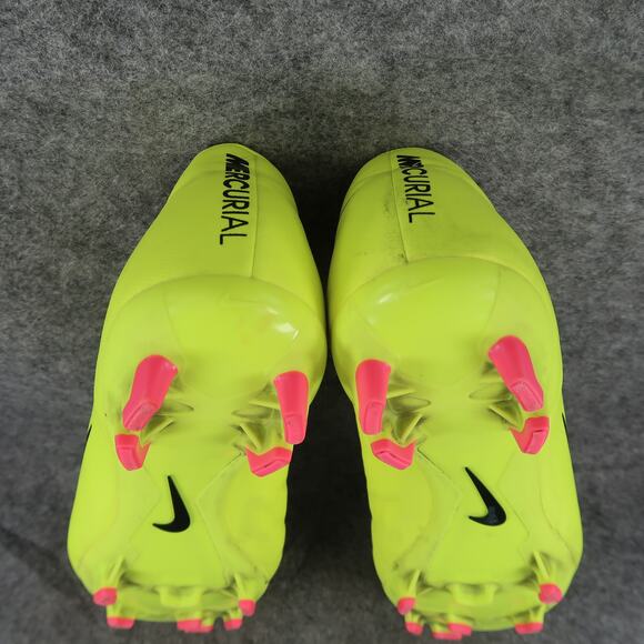 Nike Shoes Mens 11.5 Mercurial Victory V FG Soccer Cleats Volt Hyper Pink 2014 - Picture 10 of 11